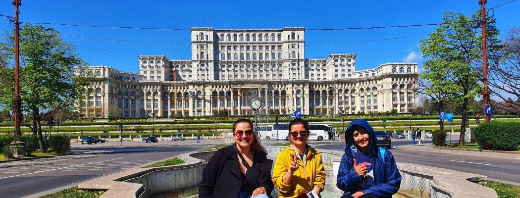 Tourists in Romania